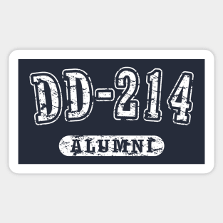 Vintage DD 214 Alumni Sticker